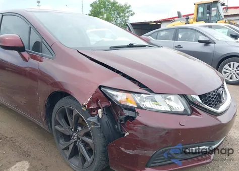 2013 Honda Civic Ex-L z USA, uszkodzony, nr VIN 19XFB2F94DE008072